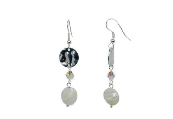 Boucles d'oreilles Swarovski nacre - Jolla – Image 2