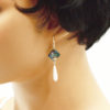 Boucles d'oreilles abalone nacre - Clémence – Image 3