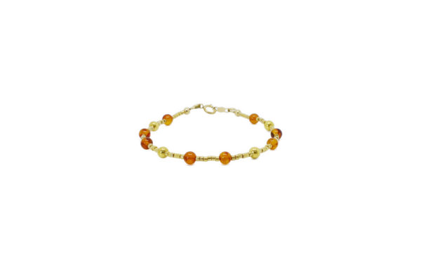 Bracelet perle ambre femme