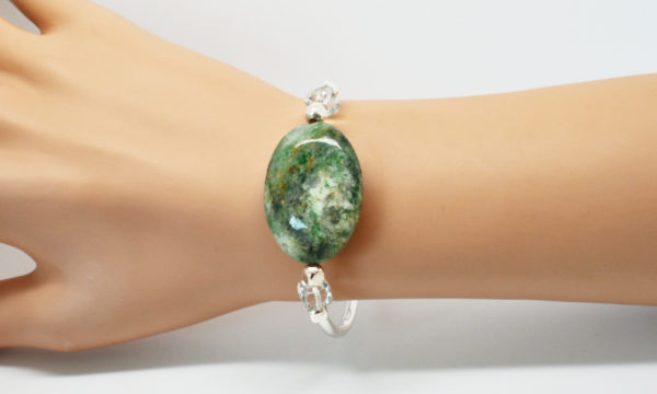 Bracelet rigide pierre semi-précieuse - Smooth – Image 2