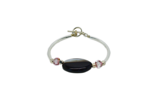 Bracelet rigide pierre semi-précieuse - Smooth – Image 3