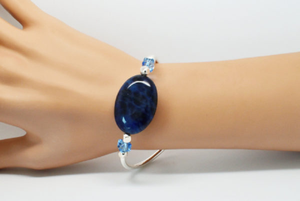 Bracelet rigide pierre semi-précieuse - Smooth – Image 6