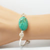Bracelet femme argenté turquoise - Smooth turquoise – Image 4
