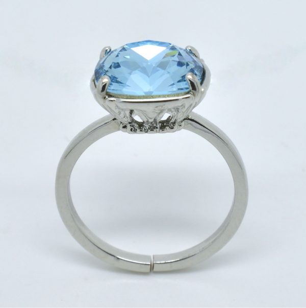 Bague carrée cristal Swarovski- Dorian – Image 2