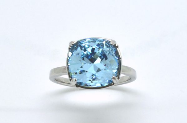 Bague carrée cristal Swarovski- Dorian – Image 3