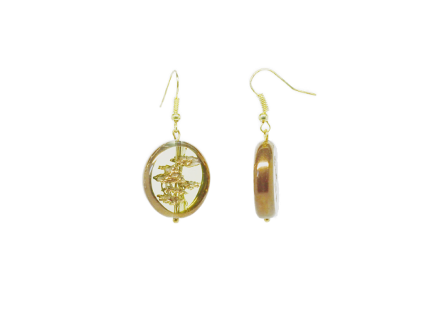 Boucles d'oreilles verre ovale - Asian Tree – Image 2