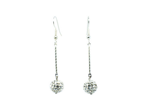 Boucles d'oreilles pendantes strass