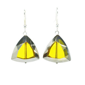 Boucles d'oreilles pendantes triangles