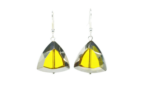 Boucles d'oreilles pendantes triangles