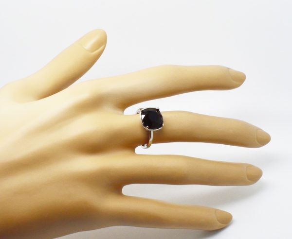 Bague solitaire carrée cristal Swarovski - Dorian – Image 6