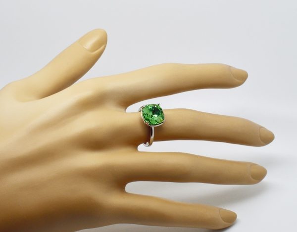 Bague carrée cristal Swarovski- Dorian – Image 10