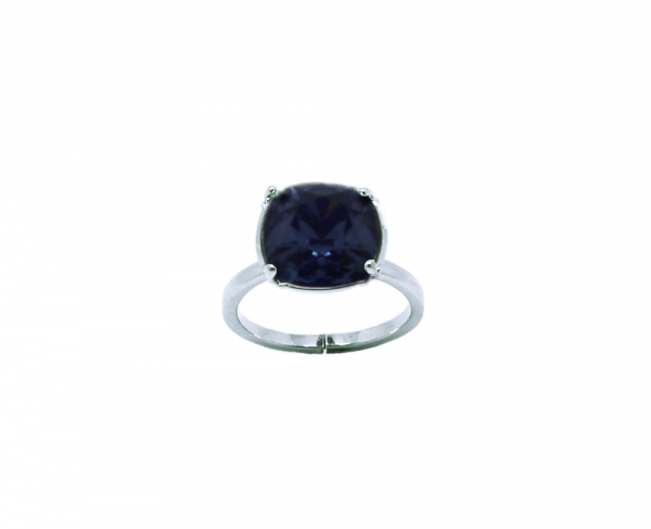 Bague solitaire carrée cristal Swarovski - Dorian – Image 9