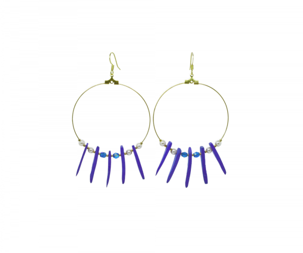 Boucles d'oreilles créoles exotiques - Coco Ring – Image 8