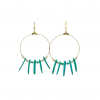 Boucles d'oreilles créoles exotiques - Coco Ring – Image 4