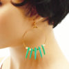 Boucles d'oreilles créoles exotiques - Coco Ring – Image 5