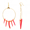 Boucles d'oreilles créoles exotiques - Coco Ring – Image 2