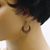 Boucles d'oreilles créoles cuivre vieillit - Antik – Image 3