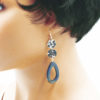 Boucles d'oreilles longues nacre - Seychelles Long – Image 3