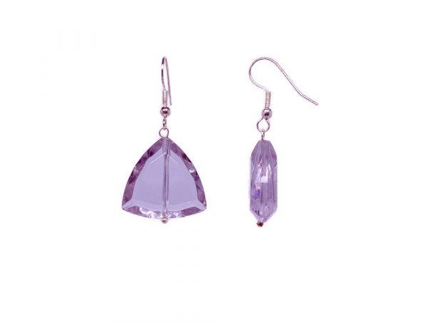 Boucles d'oreilles pendantes triangle - Trillion – Image 2