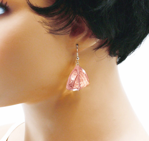 Boucles d'oreilles pendantes triangle - Trillion – Image 15