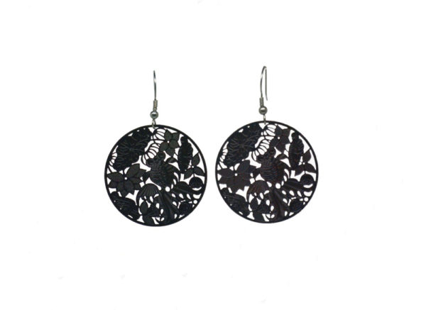 Boucles d'oreilles pendantes filigrane