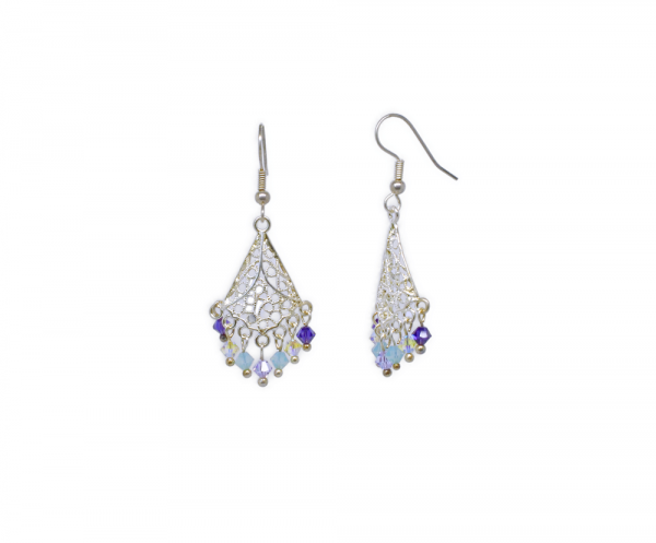 Boucles d'oreilles filigrane Swarovski - Romance – Image 2