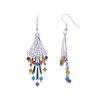 Boucles d'oreilles filigrane multicolore- Carnaval – Image 2