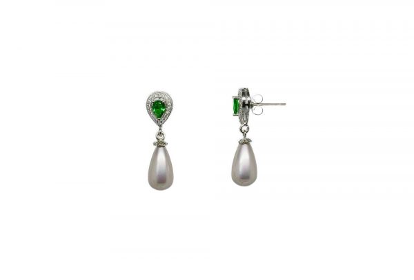Boucles d'oreilles poire péridot - Luxury – Image 2