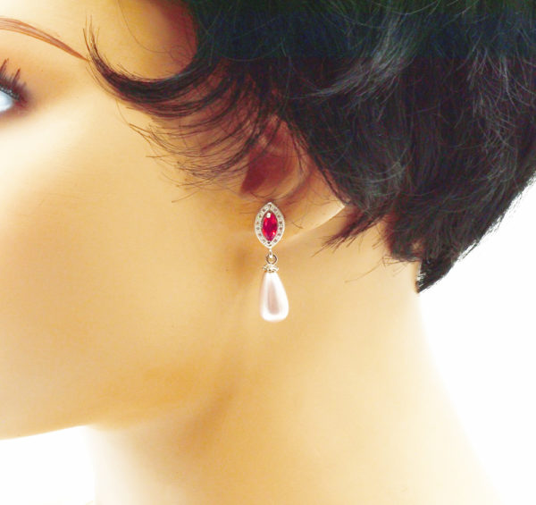 Boucles d'oreilles poire péridot - Luxury – Image 7