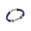Bracelet homme cuir bleu marine - Nôm – Image 2