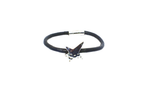 Bracelet cuir femme étoile