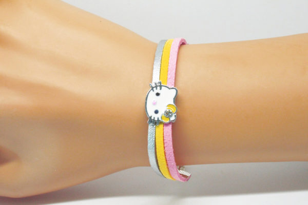 Bracelet enfant petit chat émaillé - Kitty – Image 12