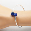 Bracelet jonc argenté perle - Angéline disco – Image 5