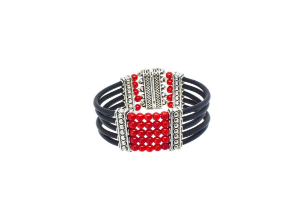 Bracelet manchette multirang hématite - Shelly – Image 4
