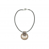 Collier pendentif ethnique argenté - Pompei – Image 2