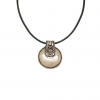 Collier pendentif ethnique argenté - Pompei – Image 3