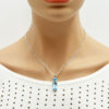 Collier pendentif rectangle Swarovski - Princesse – Image 7