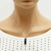 Collier pendentif rectangle Swarovski - Princesse – Image 9