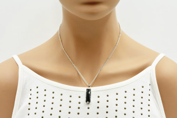 Collier pendentif rectangle Swarovski - Princesse – Image 9