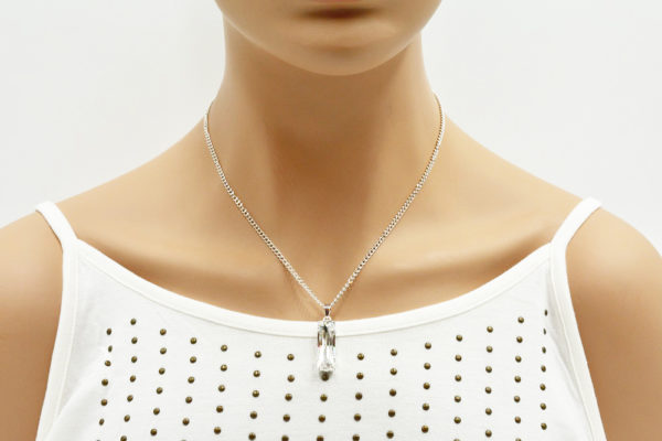 Collier pendentif rectangle cristal - Princesse – Image 10
