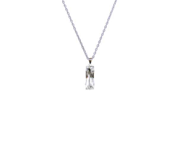Collier pendentif rectangle cristal - Princesse – Image 9