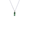 Collier pendentif rectangle Swarovski - Princesse – Image 4