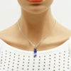 Collier pendentif rectangle Swarovski - Princesse – Image 3