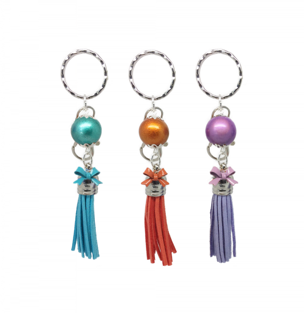 Porte clés pompon de couleur- PC001 – Image 9