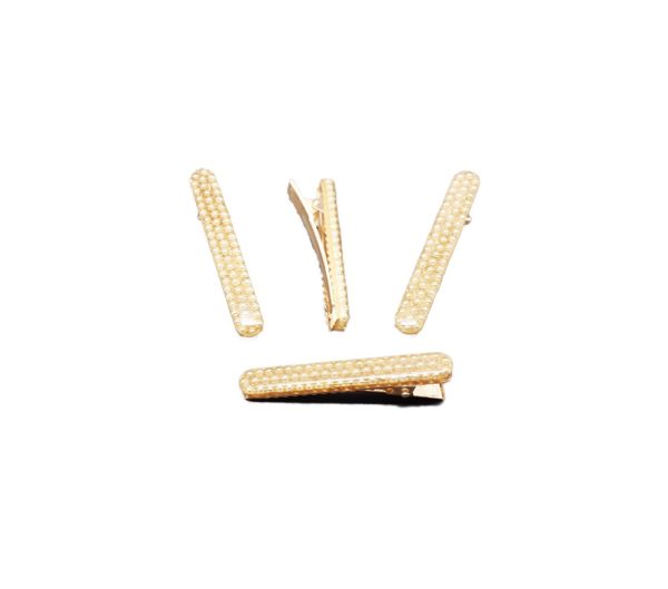 Barrettes cheveux résine et perles - Pearl – Image 3