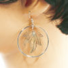 Boucles d'oreilles créoles feuilles - CréoLeaves – Image 3