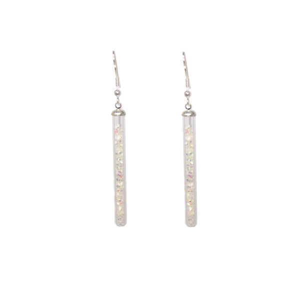 Boucles d'oreilles long tube