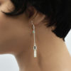 Boucles d'oreilles tube verre soufflé - Diamond – Image 3