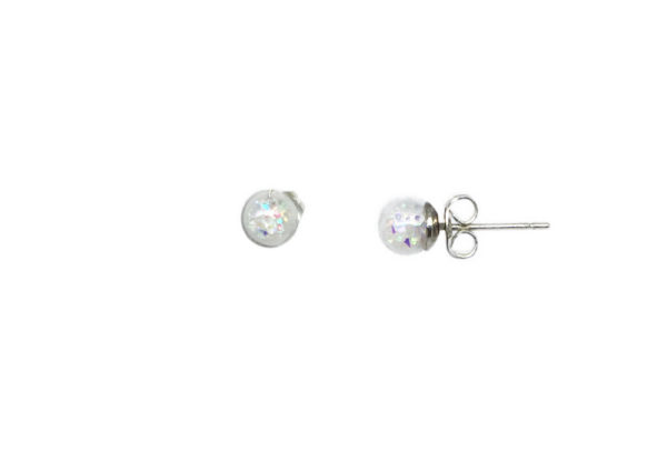 Clous d'oreilles petits globes verres- Stars – Image 2
