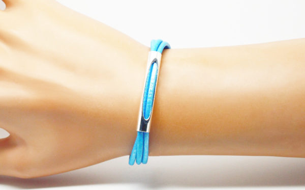 Bracelet mixte cordon cuir couleur- Samba – Image 7
